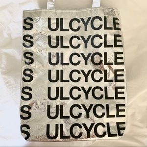 SoulCycle Silver Tote Bag